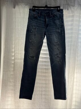 American Eagle Outfitters Men's  Ripped Skinny Jeans